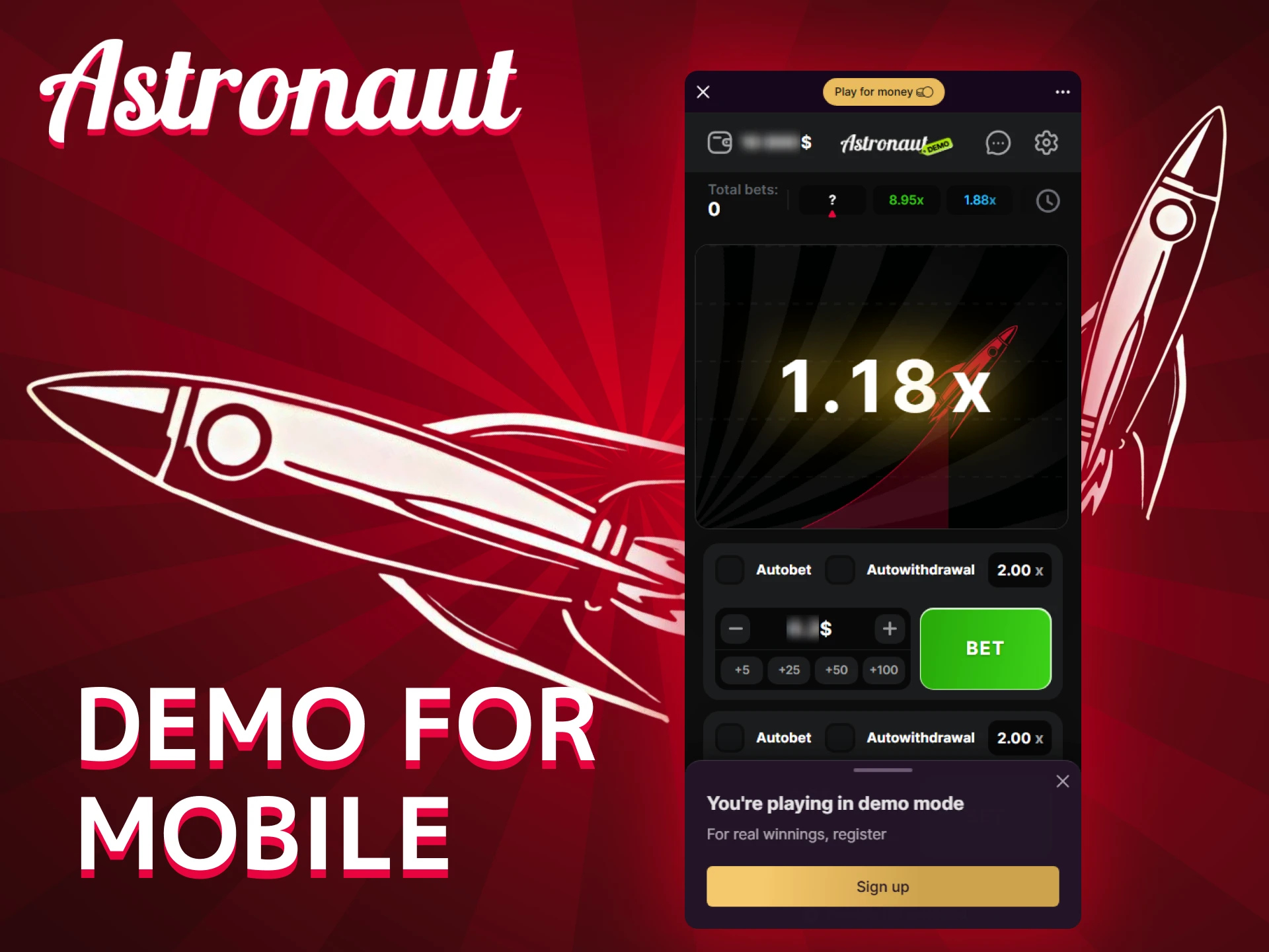 Astronaut Demo for Mobile: Android & iOS